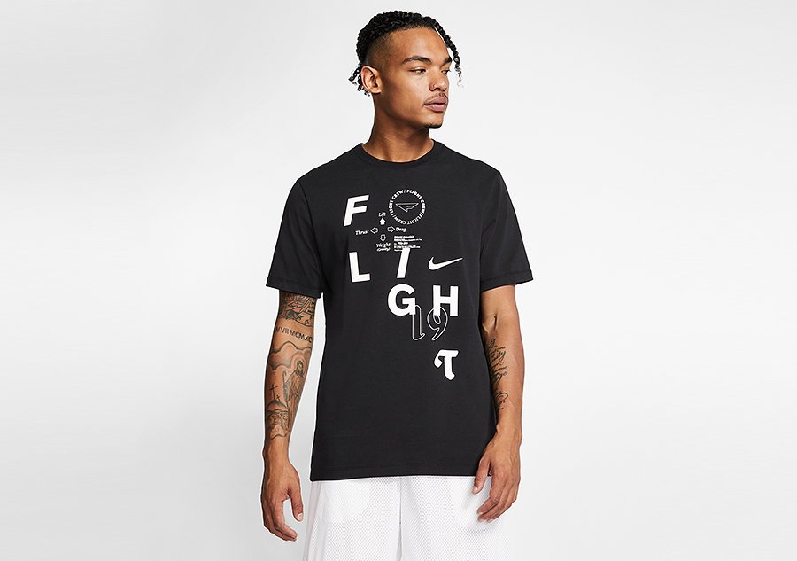 Nike Flight Basketball Tee Black