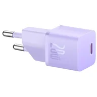Ładowarki do telefonów - Baseus GaN5 mini 20W EU (purple) - miniaturka - grafika 1