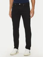 Spodnie męskie - Lee Jeansy Luke 112119043 Czarny Slim Fit - miniaturka - grafika 1