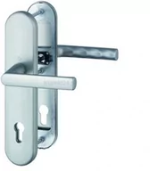 Klamki - Komplet klamek Hamburg do drzwi zewnętrznych w kolorze stalowym F9 - miniaturka - grafika 1