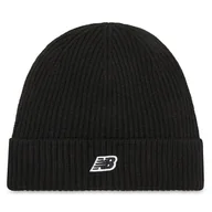 Czapki męskie - Czapka New Balance Winter Watchman Beanie Patch V3.0 LAH53008BK Czarny - miniaturka - grafika 1