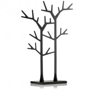 HowHomely Stojak na biżuterię Arec 32 cm Czarny - Biżuteria - akcesoria - miniaturka - grafika 1