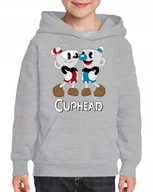 Bluzy dla dziewczynek - CUPHEAD BLUZA DZIECIĘCA Z KAPTUREM 3167 GRA 140 - miniaturka - grafika 1
