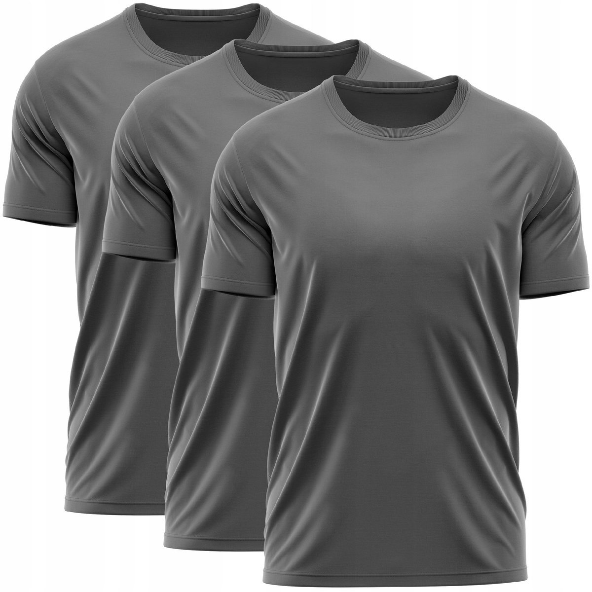 Koszulka Wojskowa Militarna Patriotyczna Zestaw 3 Pak 3Pak Gładka Basic