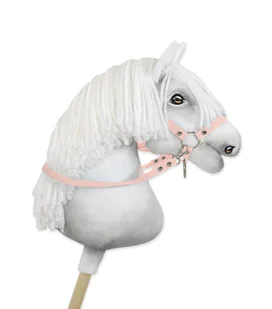 Wodze dla konia Hobby Horse - pudrowy róż - Zabawki i gry sportowe - miniaturka - grafika 1