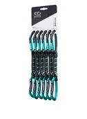 Sprzęt wspinaczkowy - Ekspresy wspinaczkowe Climbing Technology Lime B Set NY Pro 12 cm 6-pack - anthracite/blue marine - miniaturka - grafika 1