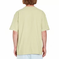 Koszulki sportowe męskie - Męski t-shirt z nadrukiem Volcom Mind Invasion - zielony - VOLCOM - miniaturka - grafika 1