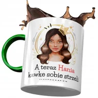 Kubki - Kubek Zielony dla Hani Hanny Koleżanki z Nadrukiem ze Zdjęciem + Opakowanie na prezent (wzór 04) - miniaturka - grafika 1
