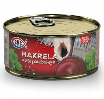 Makrela w sosie pomidorowym 300g Bmc