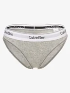 Majtki damskie - Calvin Klein Slipy Kobiety Bawełna szary jednolity, S - miniaturka - grafika 1