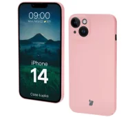 Etui i futerały do telefonów - Bizon Łupka do iPhone 14 Różowy - miniaturka - grafika 1