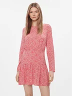 Sukienki - Pepe Jeans Sukienka codzienna Britney PL953446 Czerwony Slim Fit - miniaturka - grafika 1