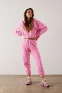 Spodnie sportowe damskie - Spodnie DONNA pink - miniaturka - grafika 1