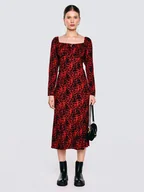 Sukienki - BIG STAR Sukienka w kolorze czerwonym - miniaturka - grafika 1