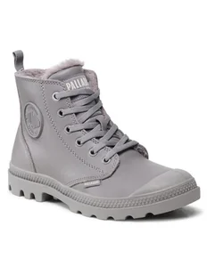 Palladium Trapery Pampa Hi Zip Lth S 97223-071-M Szary - Buty trekkingowe damskie - miniaturka - grafika 1