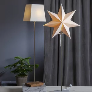 Oświetlenie dekoracyjne Moa, gwiazda + klosz, dąb - Oświetlenie świąteczne - miniaturka - grafika 2