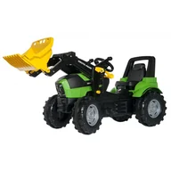Jeździki dla dzieci - Rolly Toys Ciągnik Deutz Agrotron X720 z ładowaczem czołowym 710034 - miniaturka - grafika 1