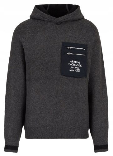 Armani Exchange Oryginalny Sweter Męski Rozmiar M