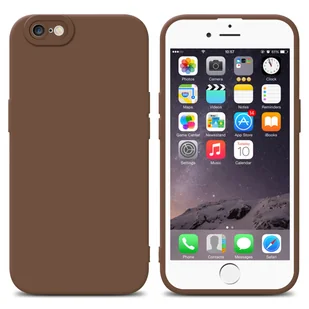 Etui ochronne Cadorabo do Apple iPhone 6 / 6S w brązowym silikonowym etui TPU na telefon komórkowy - Etui i futerały do telefonów - miniaturka - grafika 1