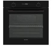 Piekarniki do zabudowy - Sharp KA-70P19BNM-EU Termoobieg Czarny - miniaturka - grafika 1