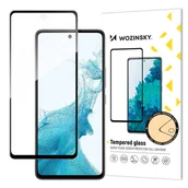 Szkła hartowane na telefon - Wozinsky super wytrzymałe szkło hartowane Full Glue na cały ekran z ramką Case Friendly Samsung Galaxy A33 5G czarny - miniaturka - grafika 1