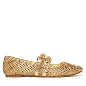 Baleriny - Baleriny Guess FLJKNN FAB02 Złoty - miniaturka - grafika 1