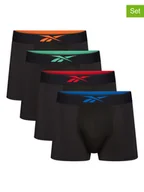 Majtki męskie - Reebok Bokserki (4 pary) w kolorze czarnym - miniaturka - grafika 1