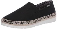 Espadryle damskie - Skechers Damskie espadryle Flexpadrille 3.0 Dark Horse, Czarny, 40 EU - miniaturka - grafika 1