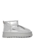 Śniegowce damskie - Eva Minge Śniegowce EO-NIKI-TS6304-01 Srebrny - miniaturka - grafika 1