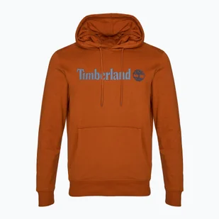 Bluza męska Timberland Linear Logo Hoodie umber - Bluzy męskie - miniaturka - grafika 1