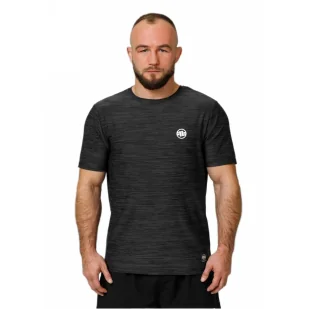 Pit Bull Middle Weight 190 Casual Sport Small Logo '25 - Czarny Melanż  M - Odzież taktyczna i umundurowanie - miniaturka - grafika 1