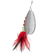 Przynęty - Błystka obrotowa MIKADO Monster Spinner PMB-MS-5-SR Silver Red - miniaturka - grafika 1