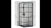 Brodziki prysznicowe - Rea K5478 Concept Kabina bez brodzika 900x900x1900 szk$112o transparent - miniaturka - grafika 1