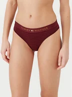 Majtki damskie - Tommy Hilfiger Figi klasyczne UW0UW05588 Bordowy Regular Fit - miniaturka - grafika 1
