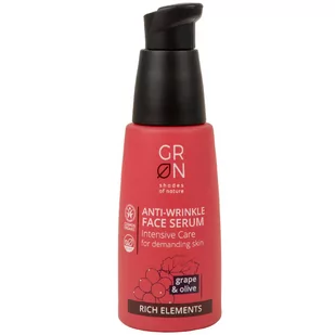 GRN shades of nature Przeciwzmarszczkowe serum z olejem z pestek winogron i oliwą z oliwek RICH ELEMENTS 122/30385 - Serum do twarzy - miniaturka - grafika 1