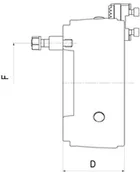 Uchwyty wiertarskie - Trojszczekowy uchwyt tokarski klinowy DURO T wlk.400mm KK 8 D RÖHM - miniaturka - grafika 1