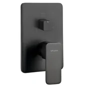 Baterie wannowe i prysznicowe - Bateria wannowo-prysznicowa podtynkowa Valvex Loft czarny mat 2408670 - miniaturka - grafika 1