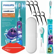 Szczoteczki do zębów dla dzieci - Szczoteczka Soniczna Philips for Kids Hx6322/04 + Etui Podróżne - miniaturka - grafika 1