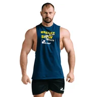 Koszulki sportowe męskie - Męska koszulka treningowa Olimp - Men Sleeveless Rules navy-L - miniaturka - grafika 1