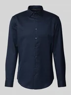 Koszule męskie - Koszula biznesowa o kroju slim fit z kołnierzykiem typu kent - miniaturka - grafika 1