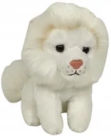 Maskotki i pluszaki - Maskotka Lew Biały Siedzący DUBI - 14cm - miniaturka - grafika 1