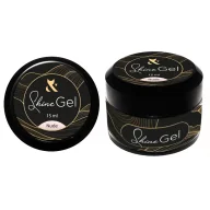 Żele do paznokci - Shine Gel Nude 15 ml - miniaturka - grafika 1