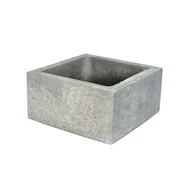 Ogrodzenia - Bloczek słupkowo-murkowy JONIEC® - BICO40 Marengo 40,3 x 40,3 x 20 cm - miniaturka - grafika 1