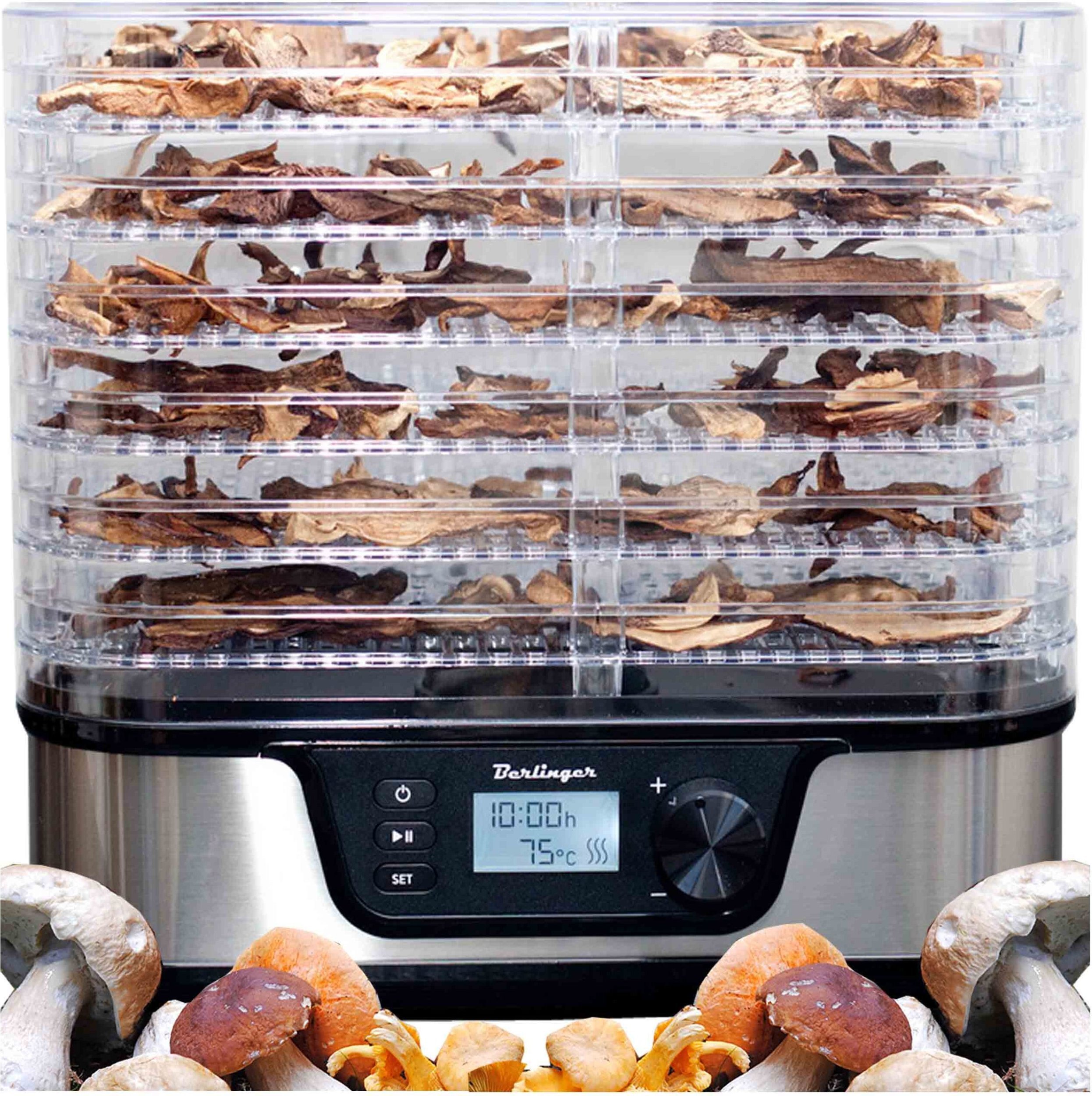 Suszarka Berlinger Suszarka do grzybów owoców regulacja czasu i temperatury 6 SIT