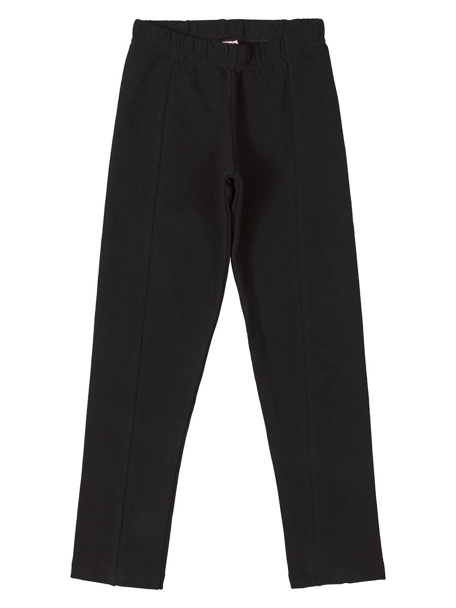 Dziewczęce legginsy gładkie czarne Quimby r.92