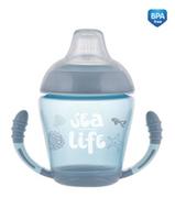 Kubki dla dzieci - Canpol babies Babies, Sea Life, Kubek niekapek, silikonowy, Szary, 230 ml - miniaturka - grafika 1