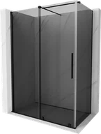 Kabiny prysznicowe - Mexen Velar kabina prysznicowa rozsuwana 140x75 cm, grafit, czarna - 871-140-075-41-70 - miniaturka - grafika 1