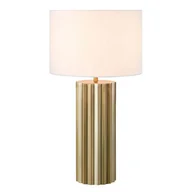Lampy stojące - Nocna lampa z abażurem Hashira 108669 Markslojd biały brązowy - miniaturka - grafika 1