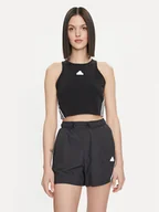 Koszulki i topy damskie - adidas Top Future Icons 3-Stripes IP1572 Czarny Slim Fit - miniaturka - grafika 1