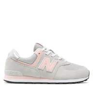 Sneakersy damskie - Sneakersy New Balance GC574EVK Szary - miniaturka - grafika 1